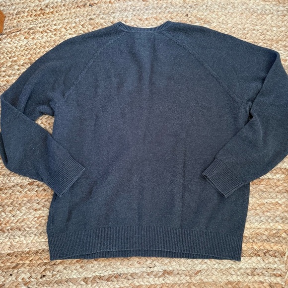 Daniel Cremieux Men’s XL Charcoal Grey Pima Cotton Crewneck Sweater - Picture 5 of 5